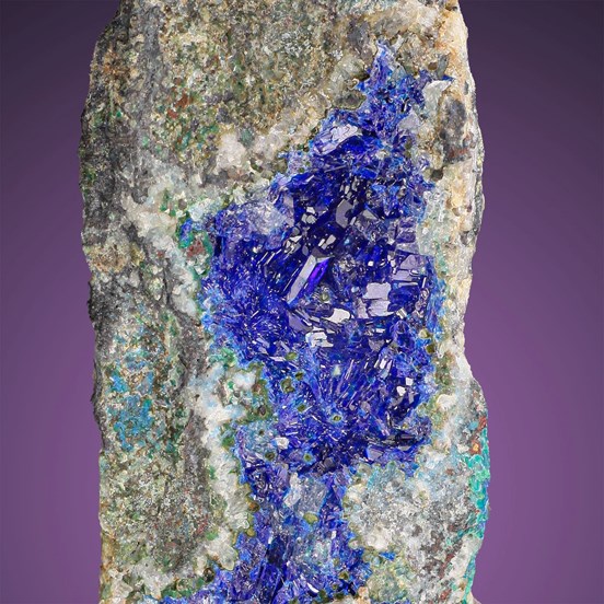 Linarite-Mammoth-Saint Anthony Mine | Tiger | Mammoth | Pinal Co. | Arizona | USA